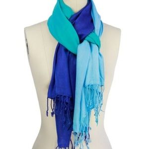 Royal & Teal Ombré Scarf